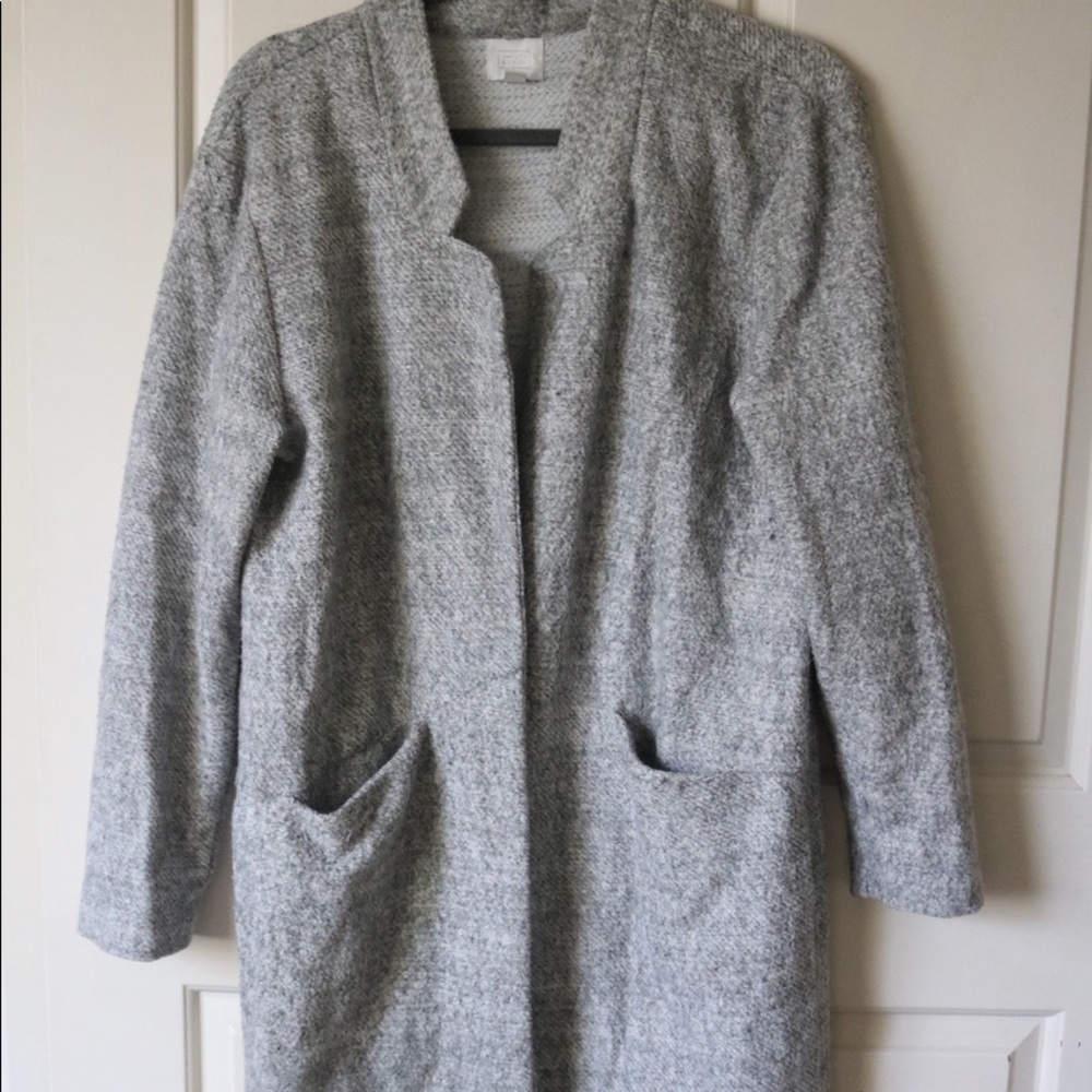 Cocoon Open Front Coat